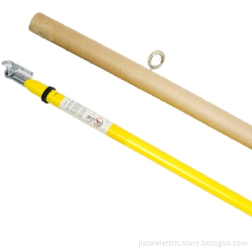 High Voltage Adjustable Telescopic Fiberglass Triangle Hot Stick